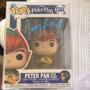 AUTOGRAPHED by Jeremy Sumpter Funko Peter Pan Vinyl Figure with flute